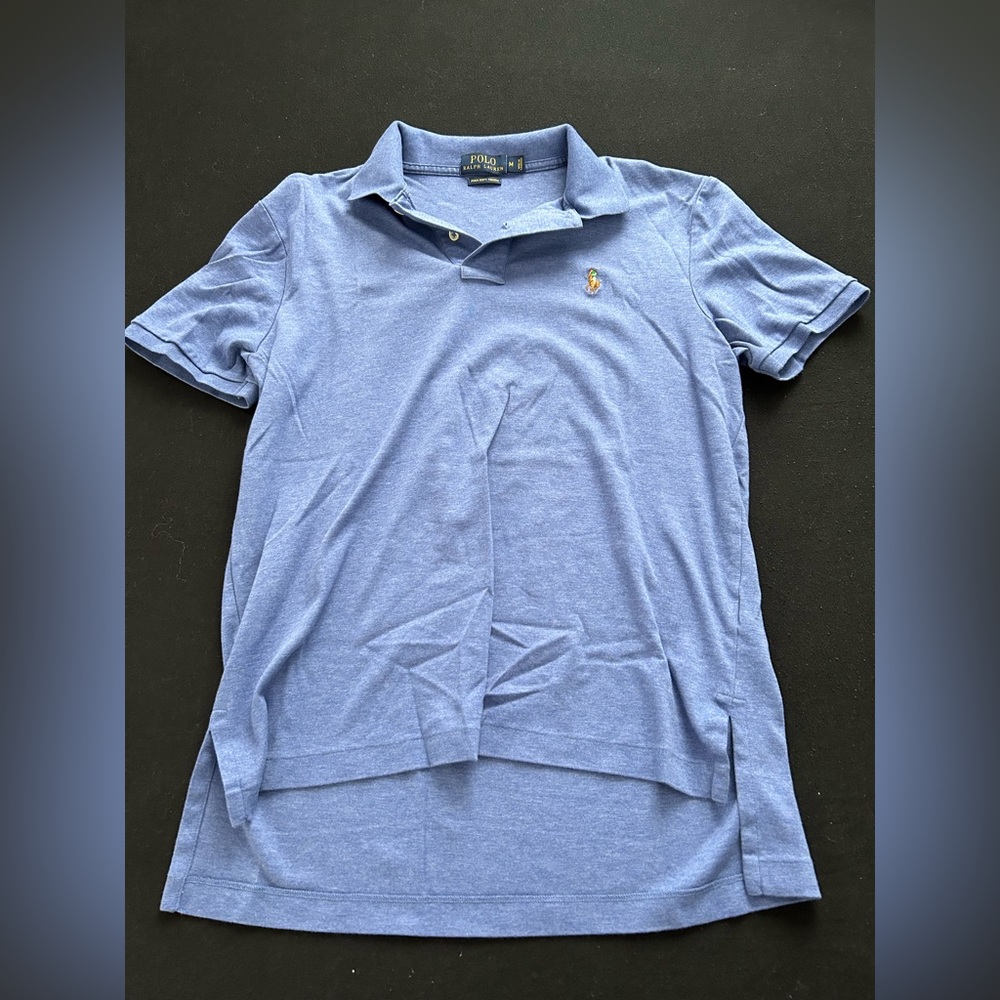 Polo Ralph Lauren polo Pima cotton medium blue